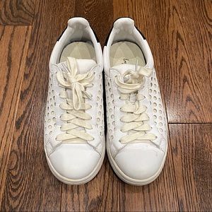 {Loeffler Randall} Perforated Sneakers, 6.5